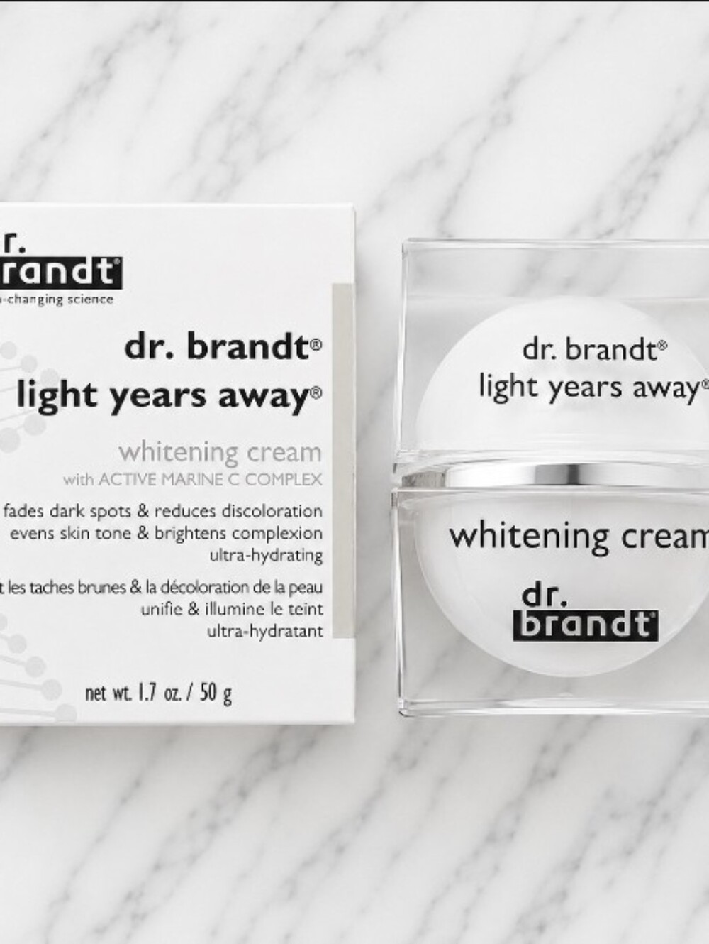 Dr. Brandt Light Years Away Whitening Cream 1.7 oz/50g NIB!